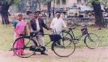 Christian pastors bicycled to the Ministers' Meeting in Nagpur, INDIA